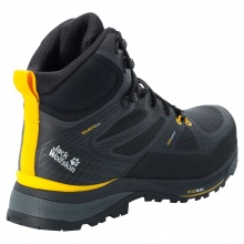 Jack Wolfskin Wanderschuhe Force Trekker Texapore MID schwarz/gelb Herren